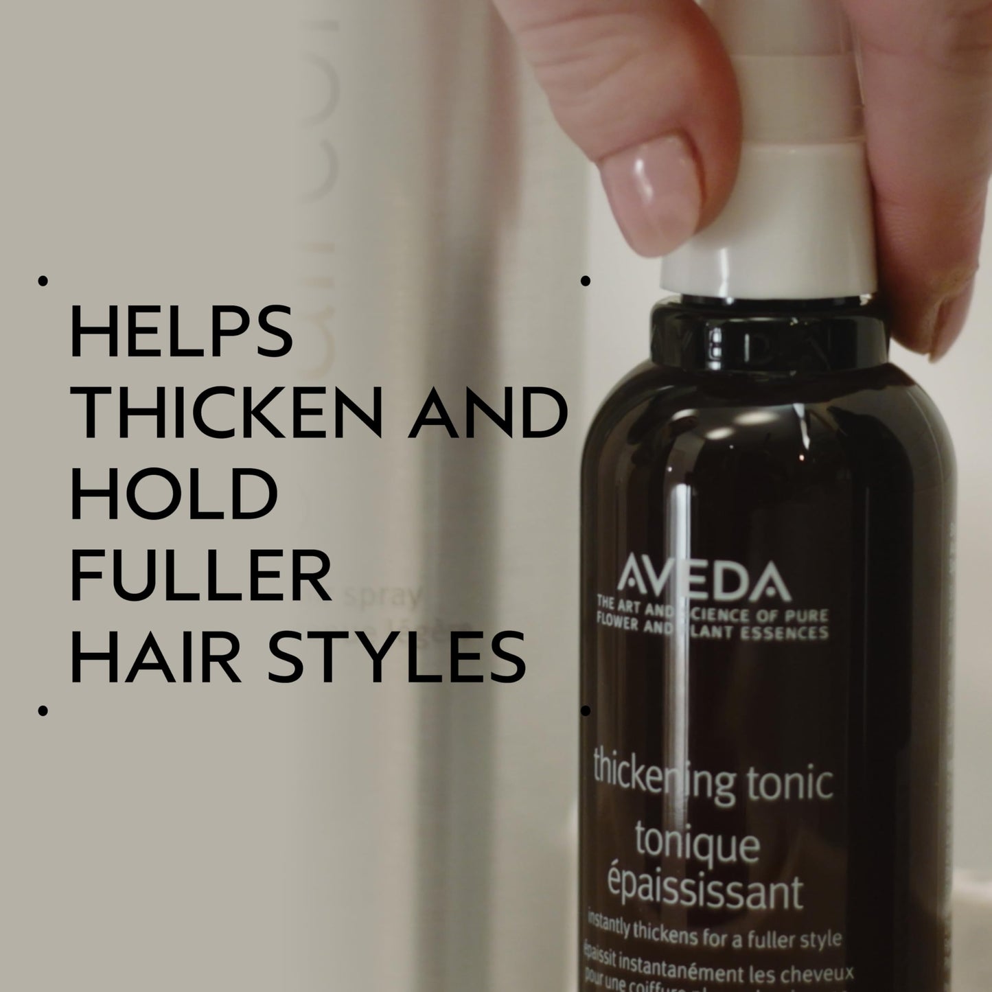 Aveda Thickening Tonic | Instantly Thickens Hair | Spray for Thin and Fine Hair | with Wheat, Corn, and Certified Organic Amla | 96% Naturally Derived*