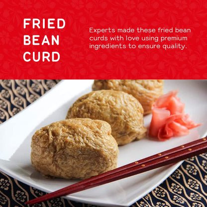Shirakiku Inarizushi No Moto - Japanese Seasoned Fried Soy Bean Curd | Fried Bean Curd, Hydrogenated Vegetable Oil, Wheat, and Soybean | Soy Bean Flavor, 10.01oz - (Pack of 3)