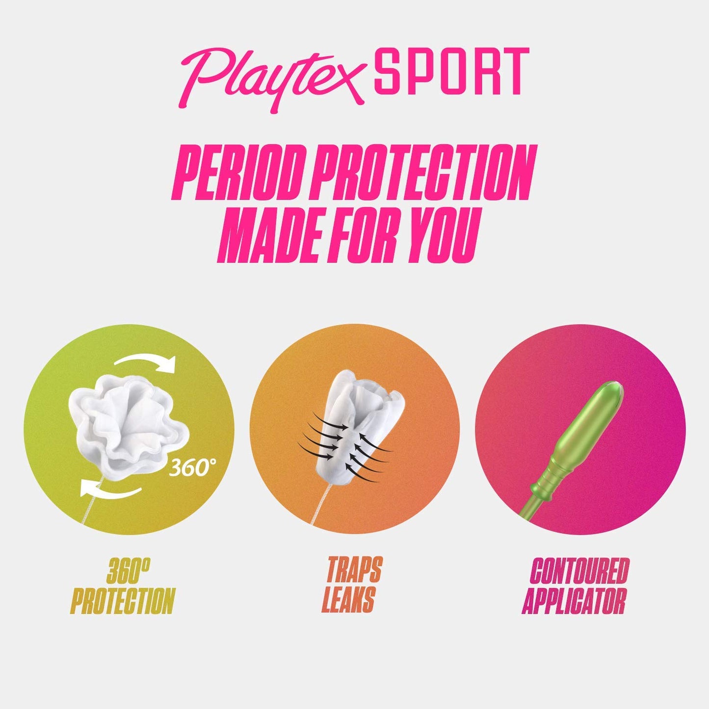 Playtex Sport Tampons 48ct and Carefree Panty Liners 120ct Bundle