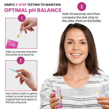 Vaginal pH Test Strips for Women – 50 Count | BV, Yeast & UTI Risk Screening | pH Range 4.0-8.0 | Easy Home Feminine Care Balance Check