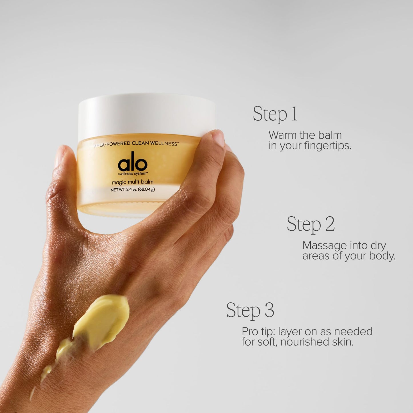 Alo Magic Multi-Balm | Aloe, Shea Butter & Moringa Oil | All-Over Skin Saver that Hydrates & Soothes | 2.4 oz