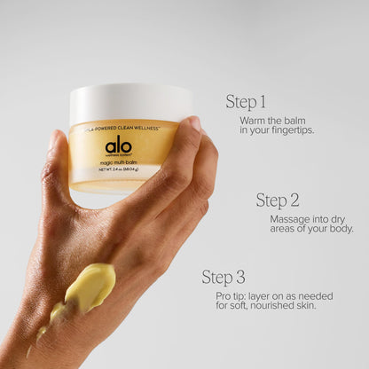 Alo Magic Multi-Balm | Aloe, Shea Butter & Moringa Oil | All-Over Skin Saver that Hydrates & Soothes | 2.4 oz