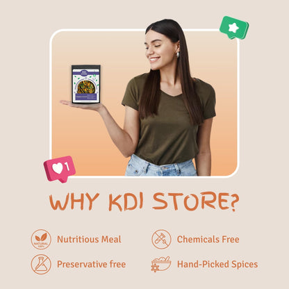 KDI Store Tindora Potato, Ready to Eat Indian Curry, Freeze Dried Food, USDA Organic, Fully Cooked,55g