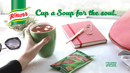 Knorr Tomato Soup Mix with Croutons 1.52oz (3x2 Packs for 6 Pouches Total)| Delicious, Warm, and Ready in Minutes!