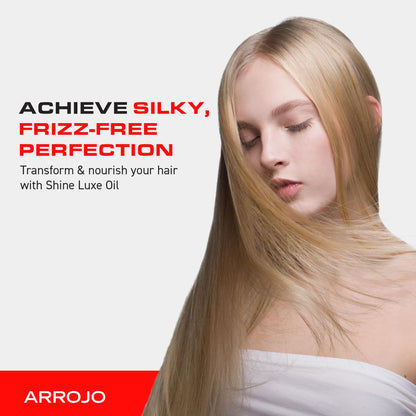 Arrojo Shine Luxe Hair Oil, 1.7 fl oz - Cruelty-Free, Paraben-Free Sulfate-Free Leave-In Oil with Vitamin B5, Jojoba & Sweet Almond – Intense Hydration & Heat Protectant for All Hair Types