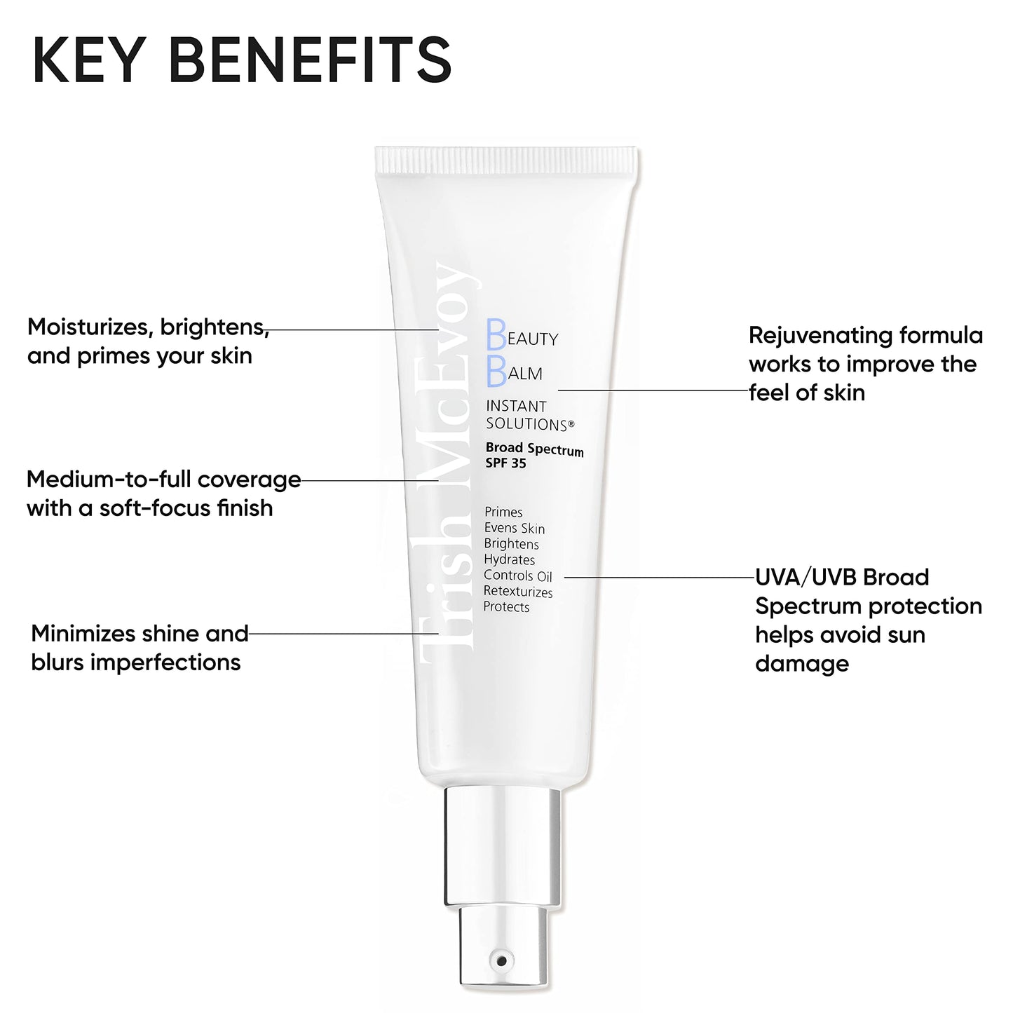 Trish McEvoy Beauty Balm Instant Solutions SPF 35