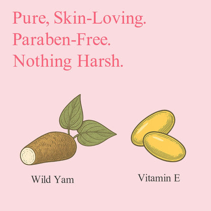 At Last Naturals SKIN Moisturizer Gel 1.5 oz Plant Based with Wild Yam and Vitamin E Helps Restore Moisture and pH Balance for Feminine Care Paraben Free Non Greasy Long Lasting Hydration 1 Pack