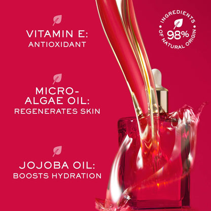 NUXE Merveillance Lift and Smooth Anti-Aging Face Serum With Micro-Algae Oil for Firming & Rejuvenating Skin, 1 Fl Oz