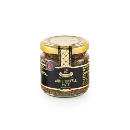 La Rustichella - 100% KOSHER White Truffle Patè - Certified Kosher Recipe - 100% Made in Italy | Vegan, Gluten-Free, Cholesterol-Free (3.17 oz | 90 gr)