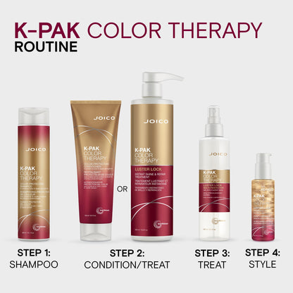 Joico K-PAK Color Therapy Luster Lock Instant Shine & Repair Treatment | For Color-Treated Hair | Boost Color Vibrancy | Repair Breakage | With Keratin & Argan Oil