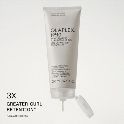 Olaplex Nº.10 Bond Shaper™ Curl Defining Gel: Frizz Smoothing Curl Gel | Hydrates, Detangles & Defines Curls | All Day Hold No Residue | For Coily, Curly, and Wavy, 200 mL/Fl Oz