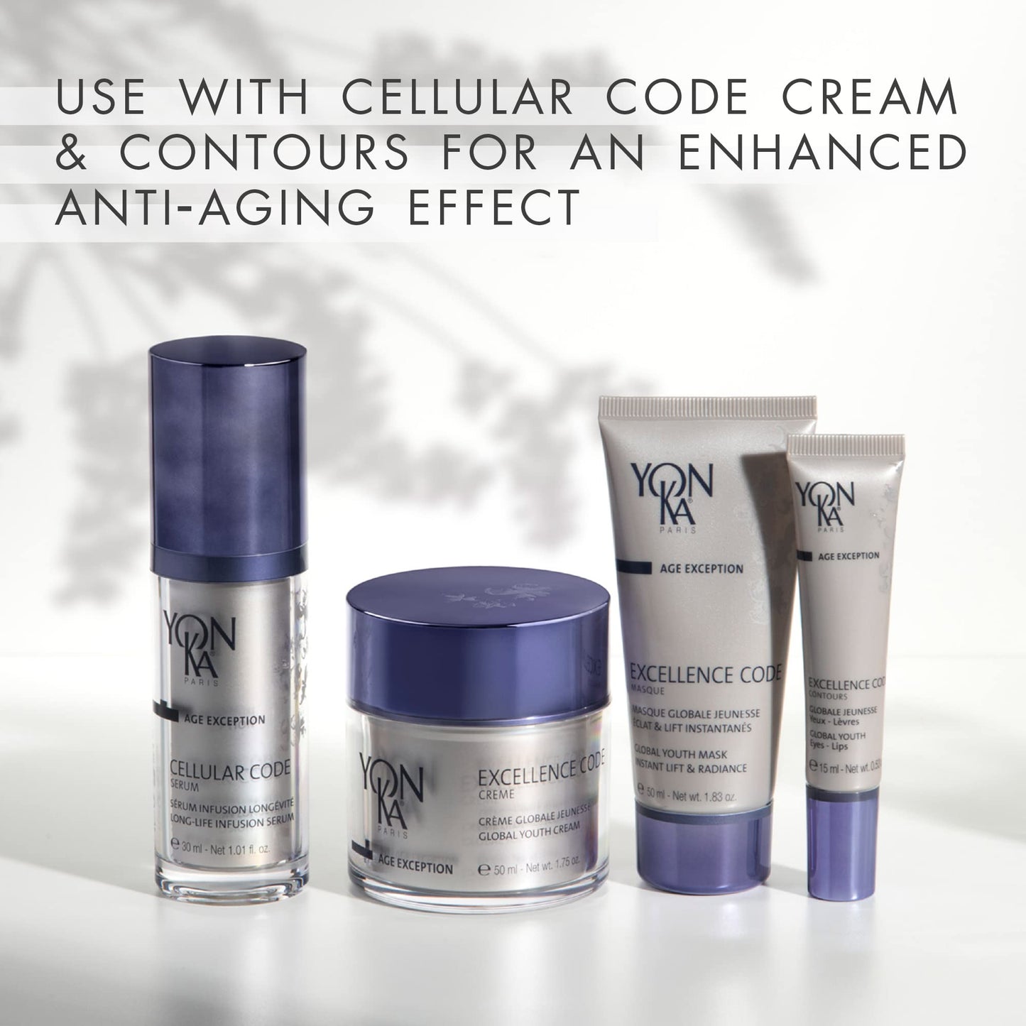 Yonka Cellular Code Serum | Anti-Aging Face Serum | Firm Skin and Soften Appearance of Wrinkles with Cell-Energy Natural Youth Complex | Paraben-Free | 1.01 fl oz