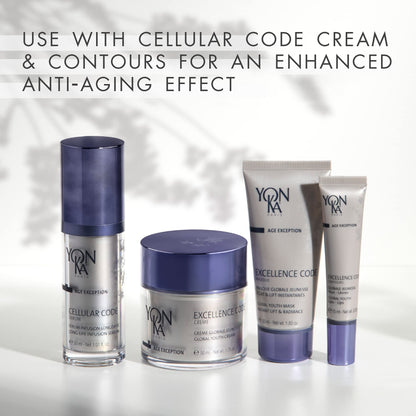 Yonka Cellular Code Serum | Anti-Aging Face Serum | Firm Skin and Soften Appearance of Wrinkles with Cell-Energy Natural Youth Complex | Paraben-Free | 1.01 fl oz
