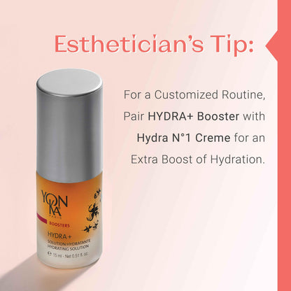 Yon-Ka Booster Hydra Plus | Deeply Hydrating Recovery Concentrate | Treat Seasonal Dryness and Prevent Breakouts | With Vitamin C and Brown Algae | Paraben-Free | 0.51 fl oz