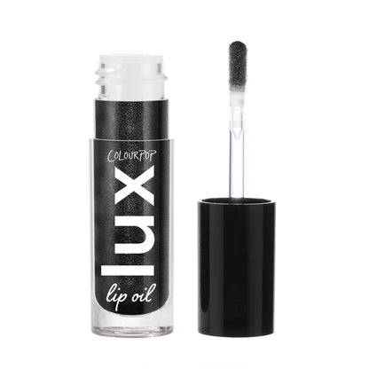 ColourPop x Twilight Lux Lip Oil - Hydrating, Sheer Tinted Lip Oil Formulated with Antioxidant-Rich Chamomile Extract & Calendula Oil - Non-Greasy, Nourishing Black Lip Oil - Team Jacob (0.16 oz)