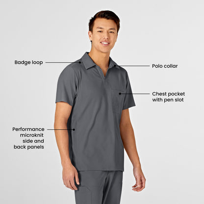 Wink Mens Collar Top