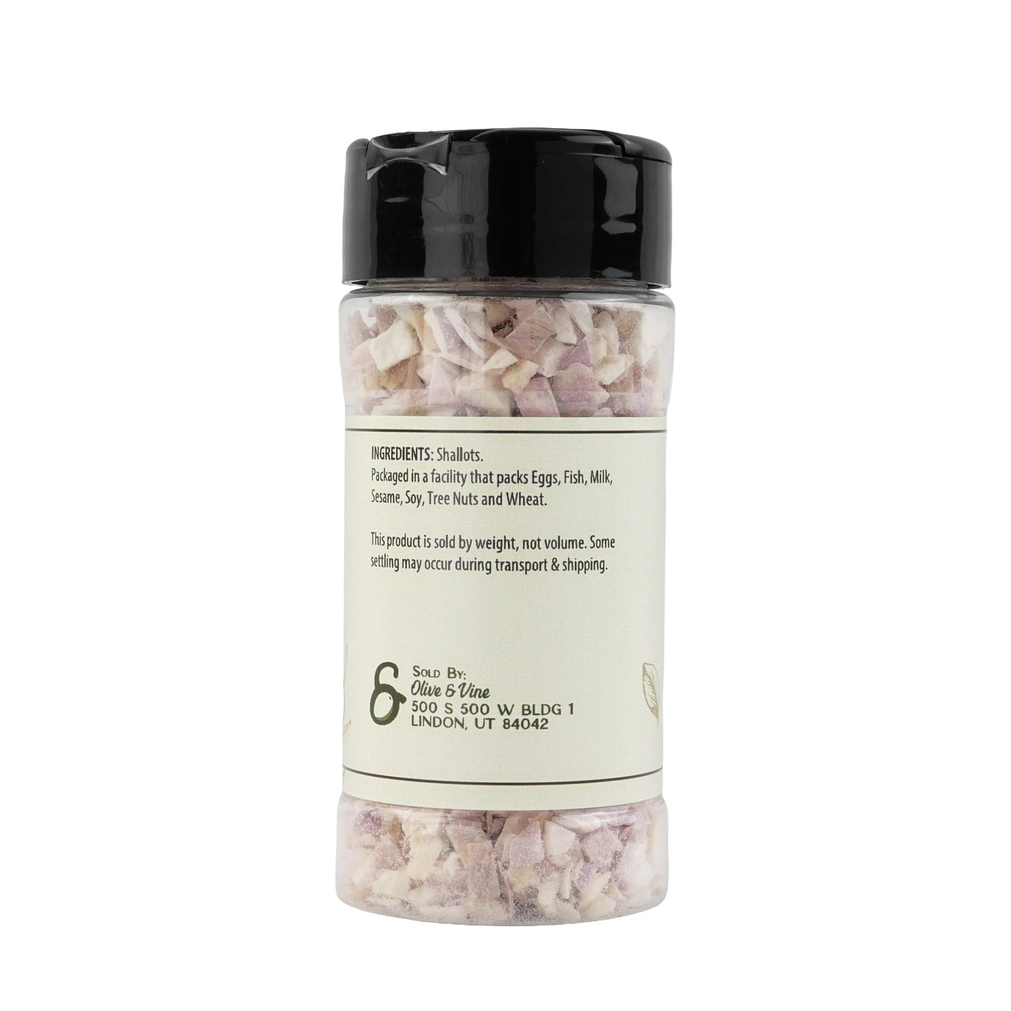 Olive & Vine Freeze Dried Shallots, Subtle Sweetness, For Sauces & Dressings, Rich Tradition, Authentic Taste, For Global Recipes (0.64 Ounce, Shallot)
