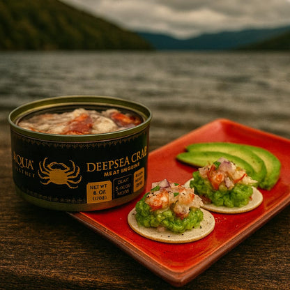 Aqua Gourmet - Canned Premium Deepsea Crab Meat in Brine, 6 oz Cans