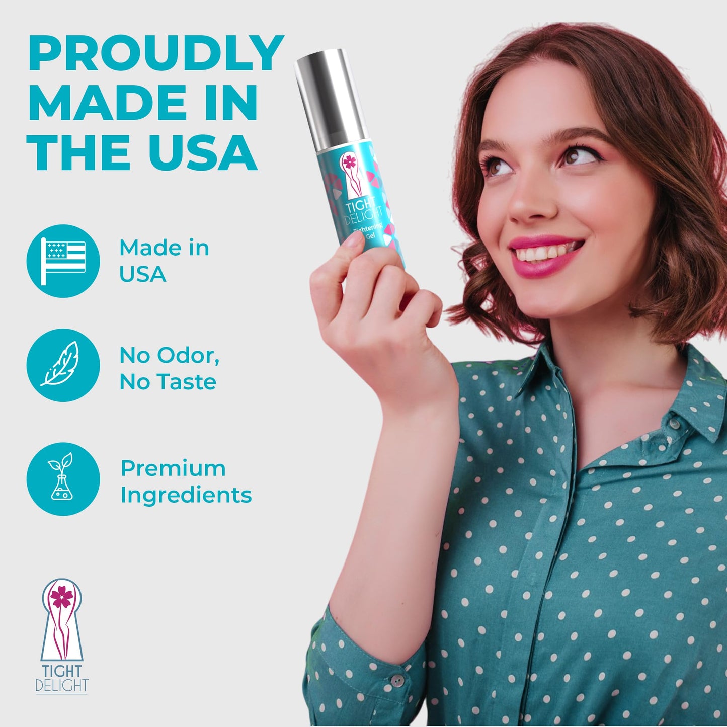 Tight Delight Vaginal Tightening Gel – Instant Vaginal Tightener for Women, Vag Rejuvenation, Natural pH-Balanced Firming with Manjakani & Aloe Vera for Vaginal Tightness