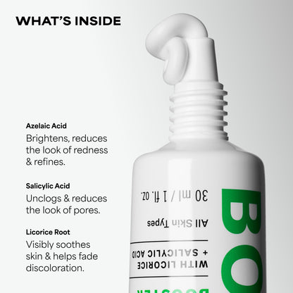 Paula's Choice BOOST 10% Azelaic Acid Booster Cream Gel Face Serum with Salicylic Acid, Oil-Free Skin Brightening Serum for Face, Fragrance-Free