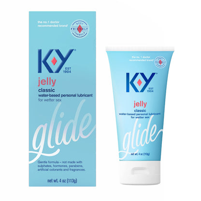 Replens Long-Lasting Vaginal Moisturizer, 8ct with Single-use applicator & K-Y Jelly Water Based Lube for Sex, Anal Lube, Non-Greasy Water Based Personal Lubricant
