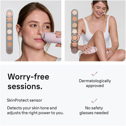 Braun IPL Mini, Silk·Expert Mini, IPL Hair Removal for Women and Men, Permanent Laser Hair Reduction At-Home, IPL1111