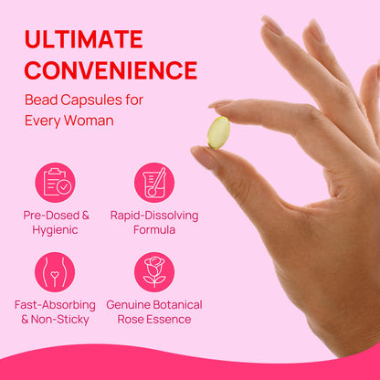 Vaginal Moisturizer Cream for Women,Long Lasting Hydration & Relief Discomfort, ph Balance, Odor, Itching - 15mg Hyaluronic Acid & 3% Vitamin E - Botanical Intimate Care Gel, 21 pcs