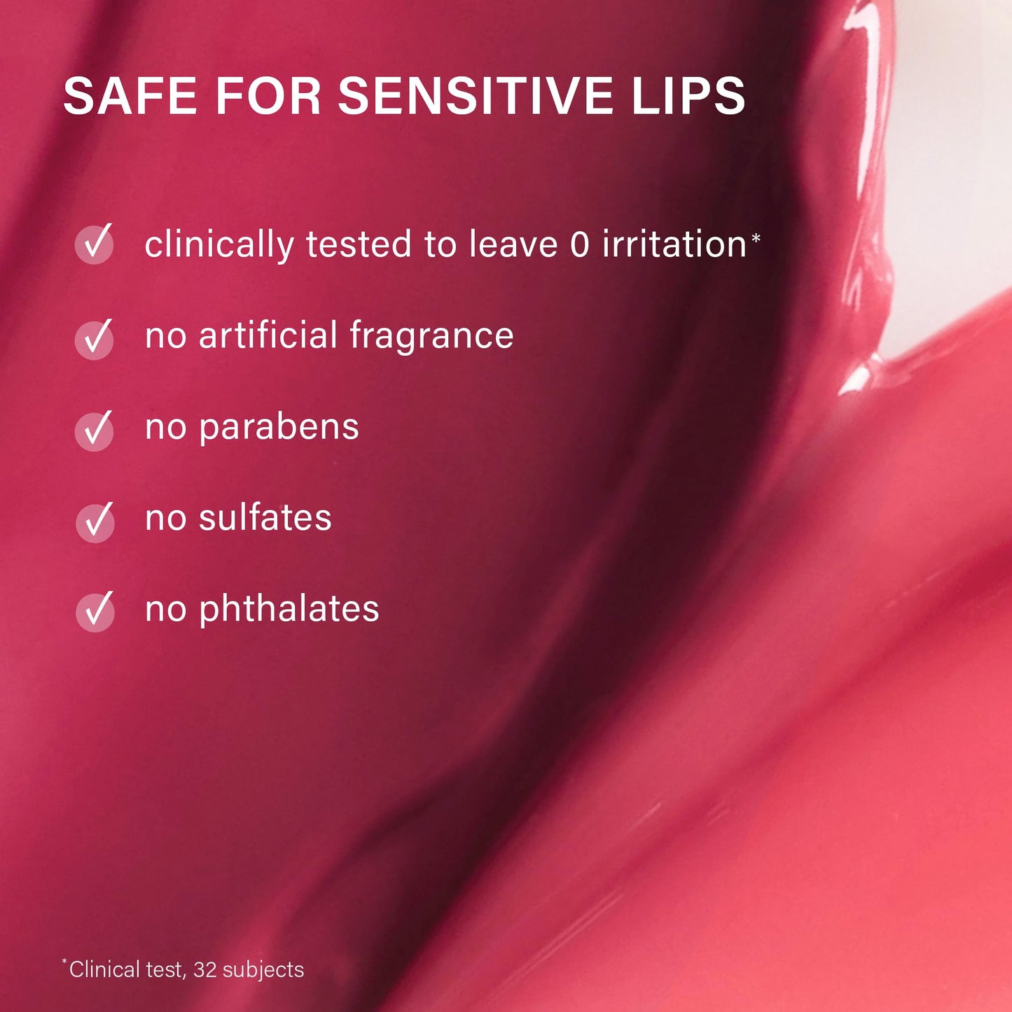 Melixir Vegan Lip Treatment, Sheer Tinted Lip Balm for Instant Hydration & Shine, Moisturizing Lip Gloss, Infused with Vegan Collagen & Jojoba Oil, Cruelty-Free, Korean Skincare-4 Berry(0.5oz/15g)
