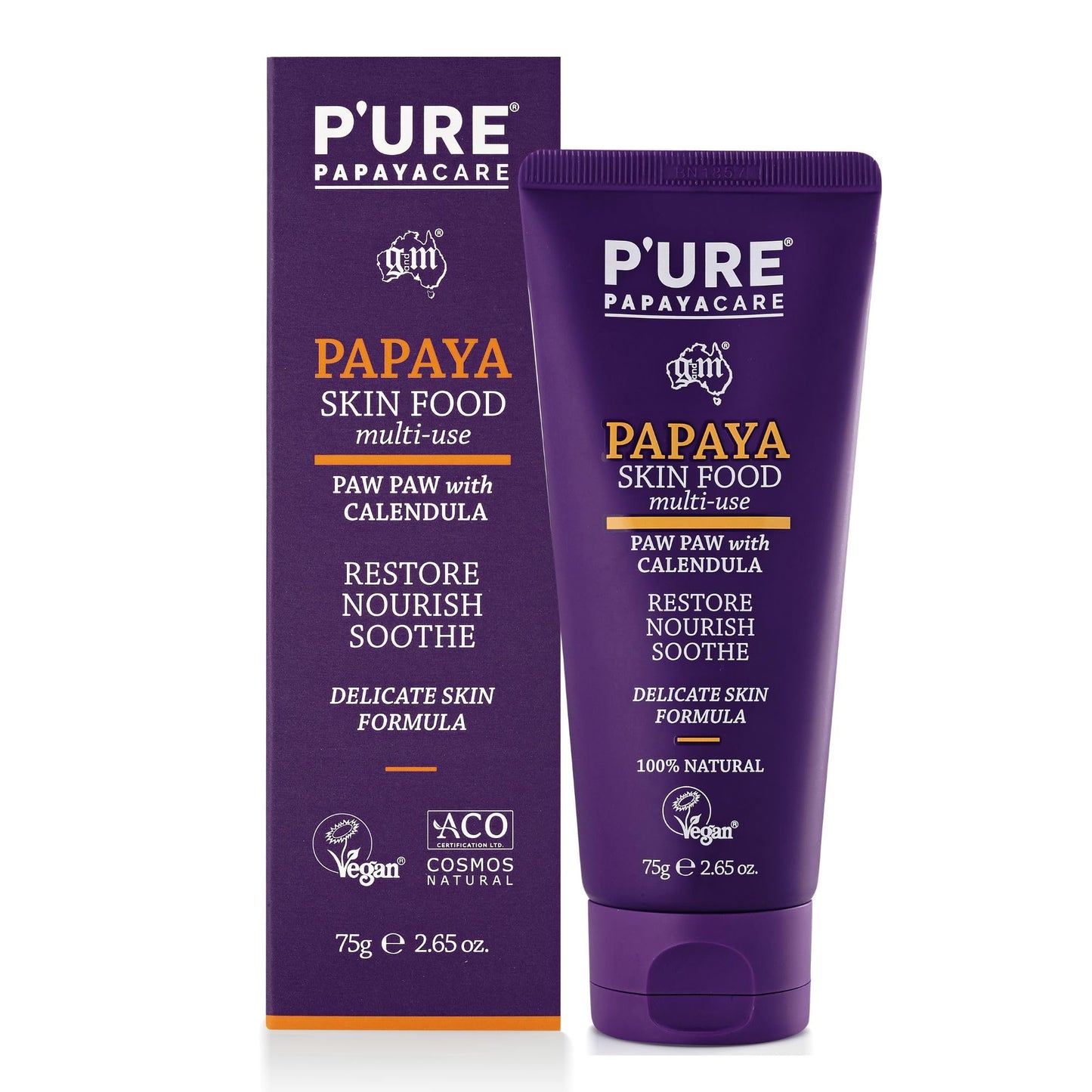P'URE PAPAYACARE Papaya Skin Food Multi-Use 2.64 Ounces
