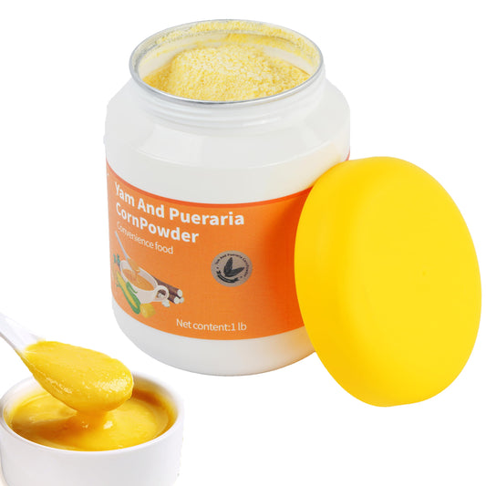 Corn Powder，Corn Soup，Chinese Soup Powder,453g Yam And Pueraria,Ready-To-Eat Breakfast Porridge, Chinese Can(1pcs)