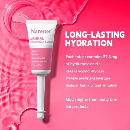10PCS Feminine Moisturizer with 37.5mg Hyaluronic Acid PER - 6 in 1 Support Vaginal Moisturizing, Soothing, Health Odor, Tightening, PH Balance, Immune | Niacinamide + Probiotics + Propolis + Centella