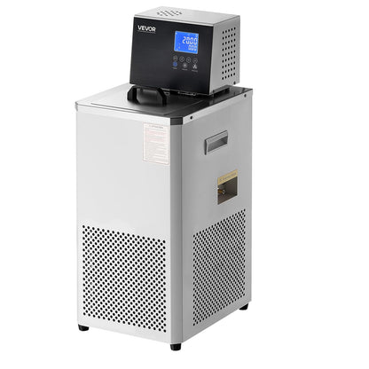 VEVOR Laboratory Chiller Circulator, -30℃-100℃, 6 L Internal and External Dual Circulation, Low Temperature Cooling Liquid Circulator Pump Chiller, Recirculating Chiller Water Bath for Laboratory