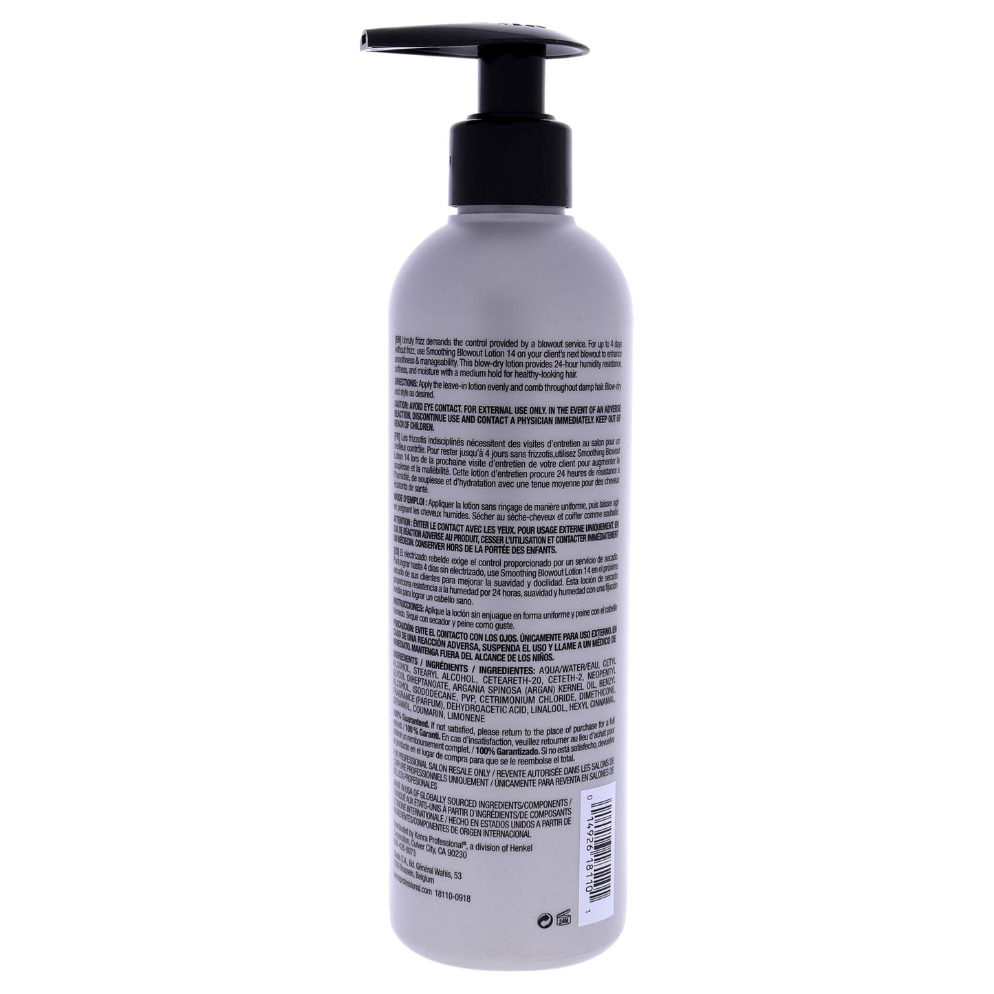 Kenra Smoothing Blowout Lotion 14 | Ultra-Fine Blowout Spray | Up To 4 Days Without Frizz | Enhances Smoothness & Manageability Of A Blowout | Thermal Protection | Medium To Coarse Hair