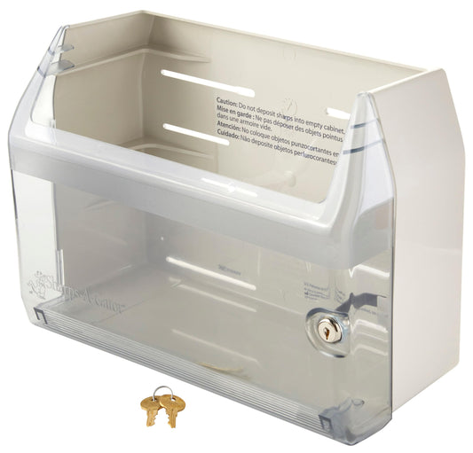 Sharps-A-Gator™ Wall Cabinet for Safety in Room Container, 5 Quart