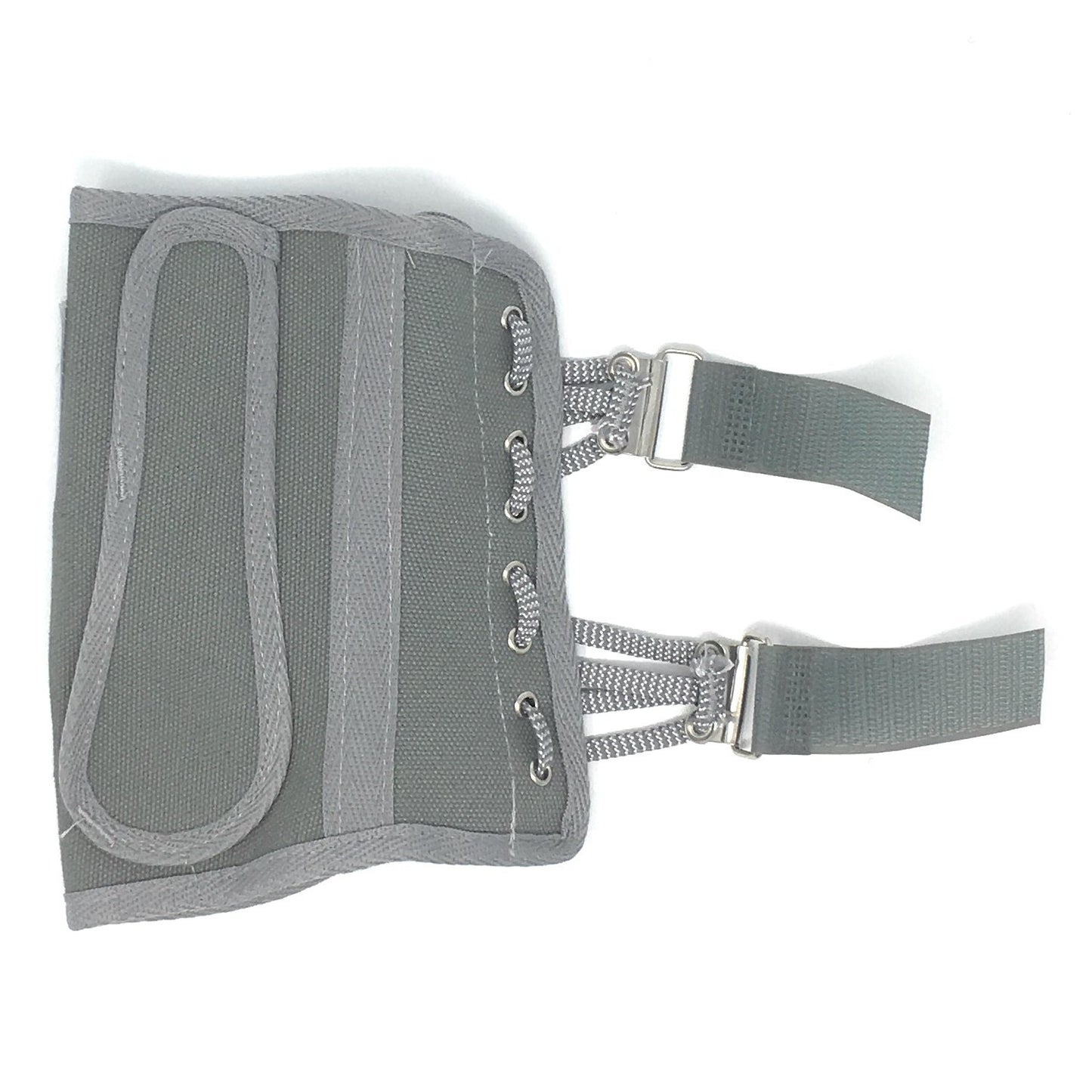 OTC Wrist Splint, Cock-Up Lacing, Canvas, ProChoice, Grey, Medium (Left Hand)