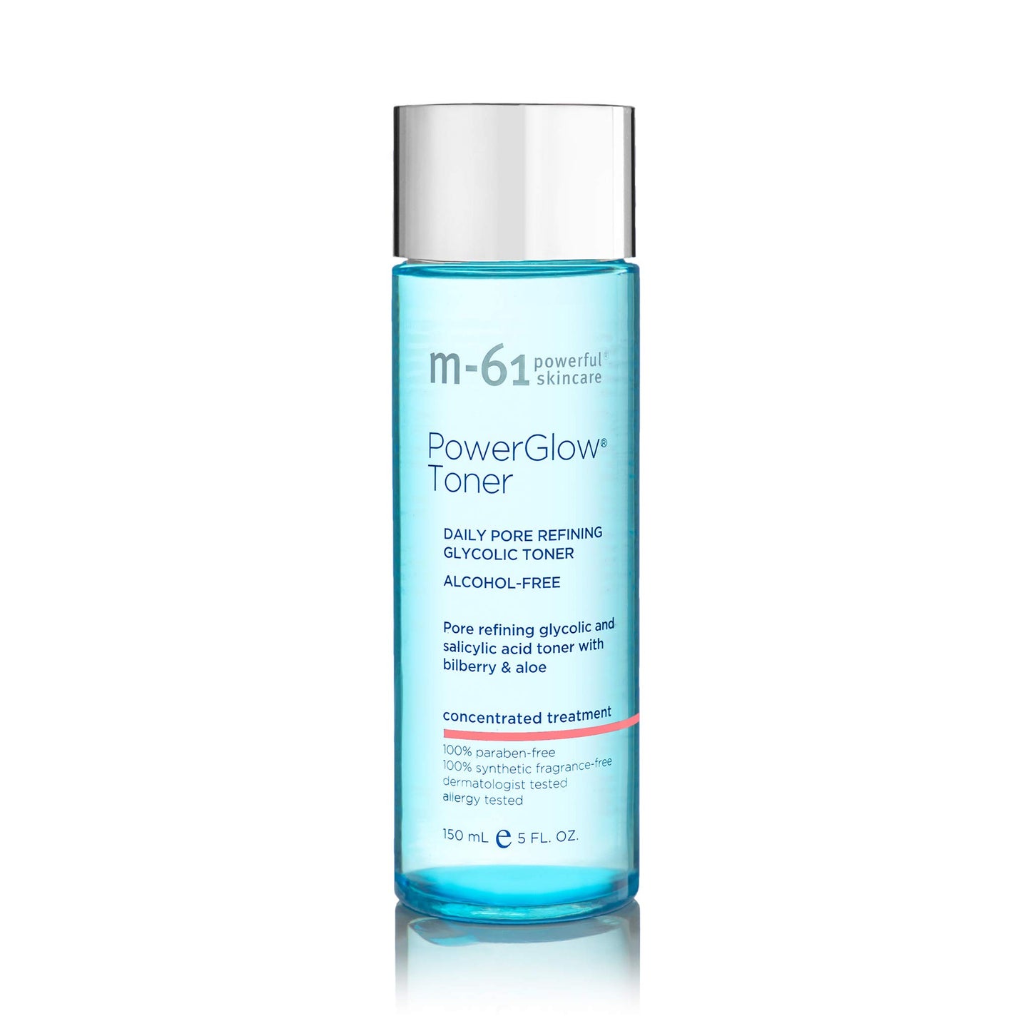 m-61 PowerGlow Toner | Alcohol-Free, Pore Refining Toner with Glycolic and Salicylic Acid. to Deeply Cleanse, Balance, and Clarify Skin. Soothes and Calms, 5.0 Fl Oz