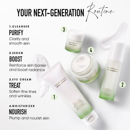 bareMinerals Skinlongevity Revitalizing Eye Cream, For Brighter, Firmer Under-Eyes, Reduces Puffiness & Dark Circles, Vegan, Safe for Sensitive Skin