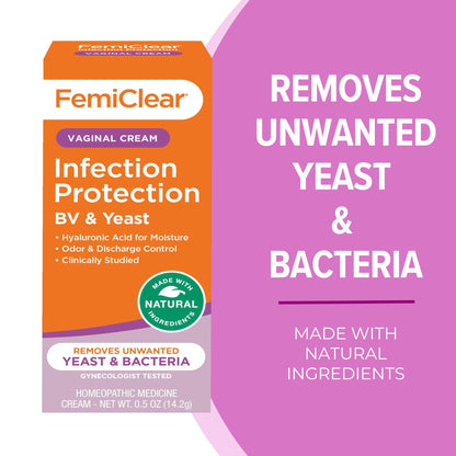 FemiClear Feminine Care Wash for Itching & Irritated Skin, (BV) Symptoms - Vaginal Ointment for Fishy Odor, Homeopathic Feminine Care, PH Balance for Women