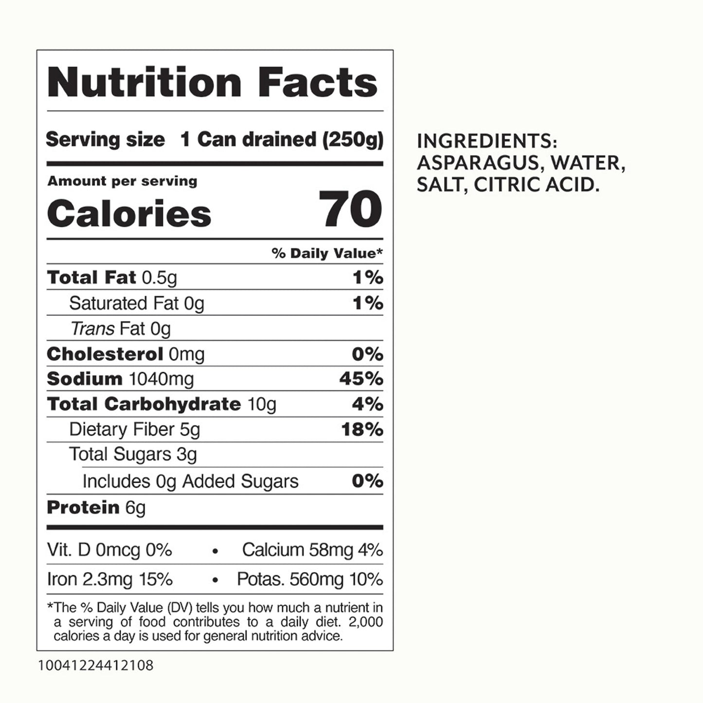 Roland Foods White Asparagus Spears, Specialty Imported Food, 15 Ounce Can, Pack of 3