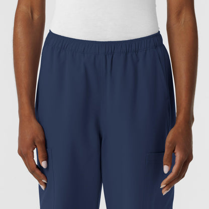 Wink NURTUR Scrubs for Women, Straight Leg Cargo Scrub Pant - Navy, XL