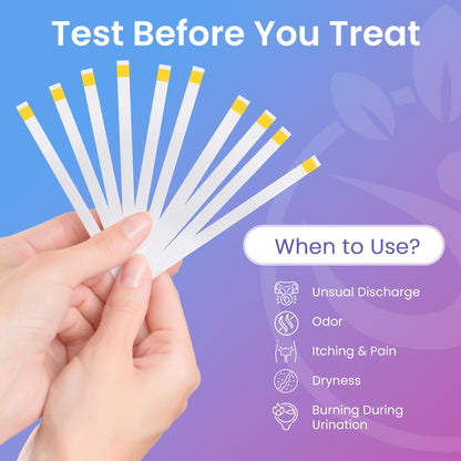 Pelvana Vaginal pH Test Strips for Women – 50 Strips, At-Home BV and Yeast Infection Test Kit, Vaginal pH Tester to Differentiate Between Conditions