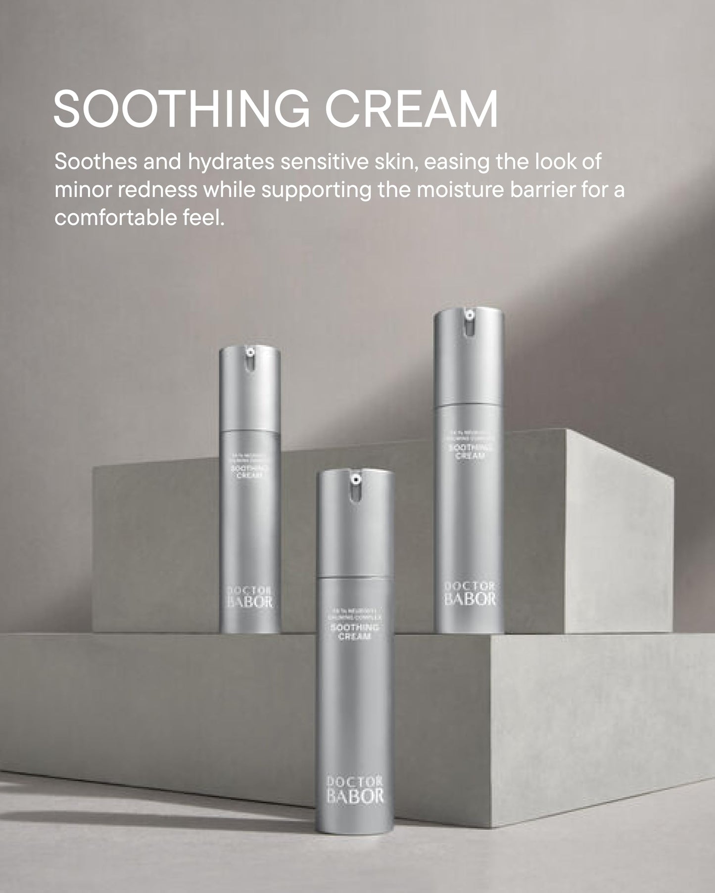 BABOR DOCTOR Soothing Cream – Calming Face Moisturizer for Sensitive Skin, Hydrating & Redness-Relief Facial Cream