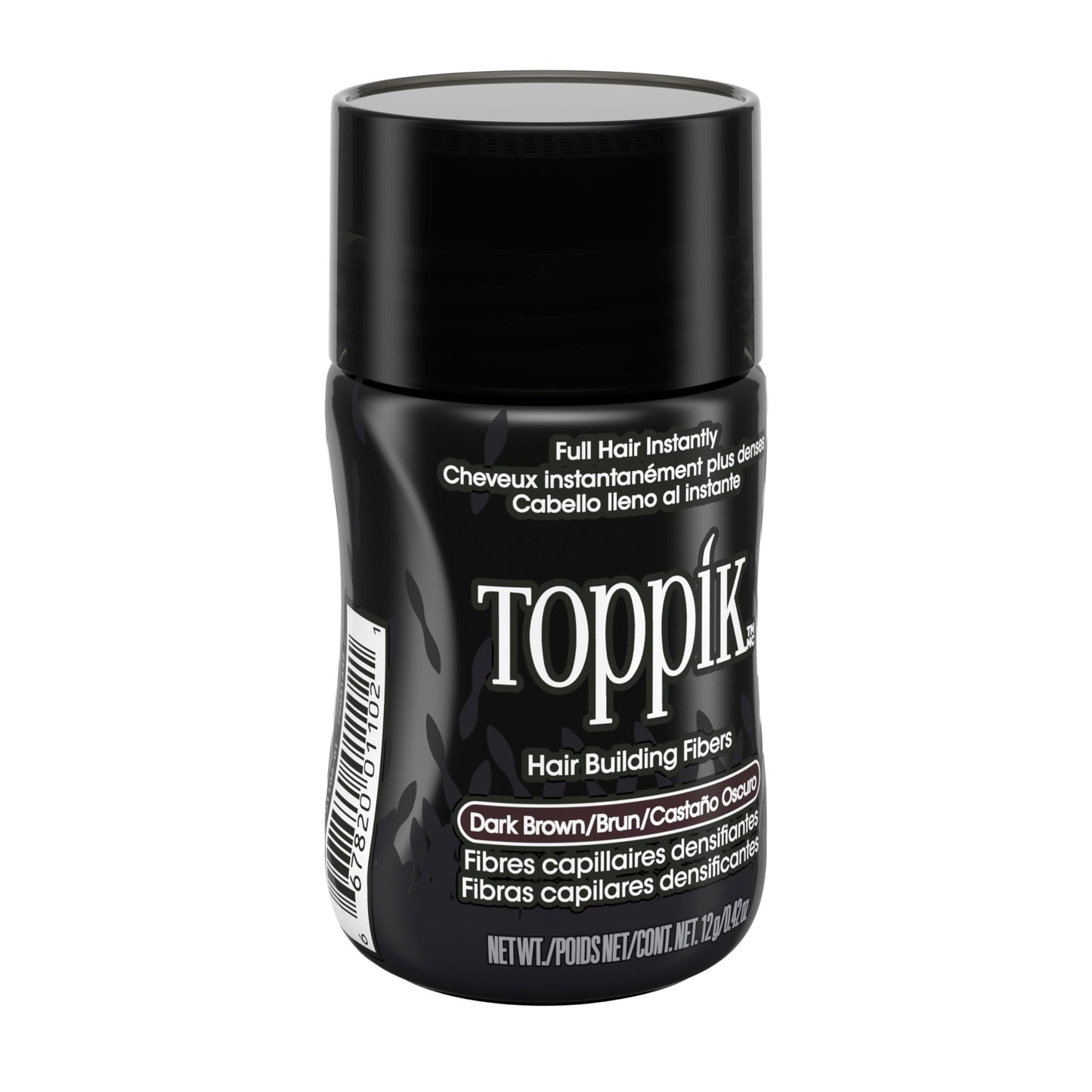 Toppik Hair Building Fibers, Fill In Fine or Thinning Hair Instantly Thicker, Fuller Looking Hair 9 Shades,4 size options