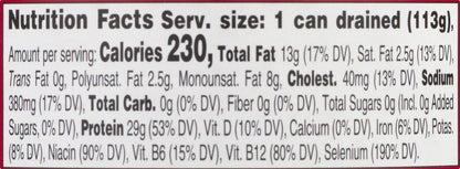 Portofino Solid Yellowfin Tuna In Extra Virgin Olive Oil - 4.5oz Can (Pack of 12)