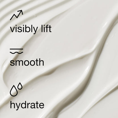 Clinique Smart Clinical Repair Anti Aging Lifting Face + Neck Cream with Peptides + Hyaluronic Acid For All Skin Types | Hydrating