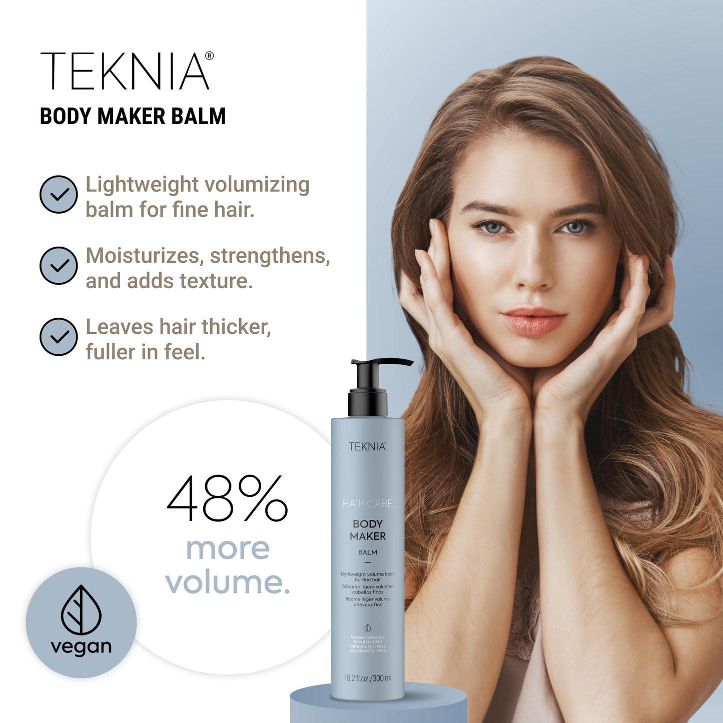 LAKMÉ Teknia Body Maker Balm, Volume Balm for Fine Hair, Hair Volumizing Products, 10.2 Fl Oz