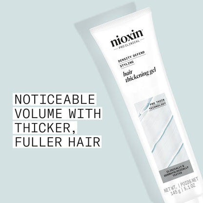 Nioxin Density Defend Hair Thickening Gel | For Volumizing and Fuller Hair| No Stickiness or Stiffness | 5.1 Fl Oz