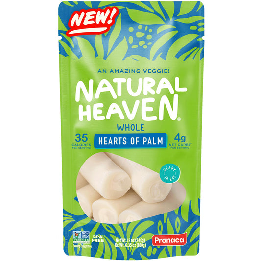 Natural Heaven Whole Hearts of Palm – Crisp, Fresh & Ready to Eat, Low Carb, Keto & Vegan Friendly, Perfect for Salads & Healthy Recipes
