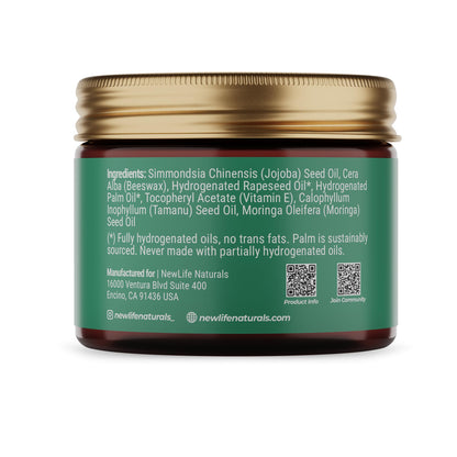 NewLife Naturals JButter Vulva Balm Butter - Menopause Support, Postpartum Essentials, Intimate Skin Care Feminine Dryness Itching Irritation - All Natural Vulva Moisturizer Women Estrogen Free - 2oz