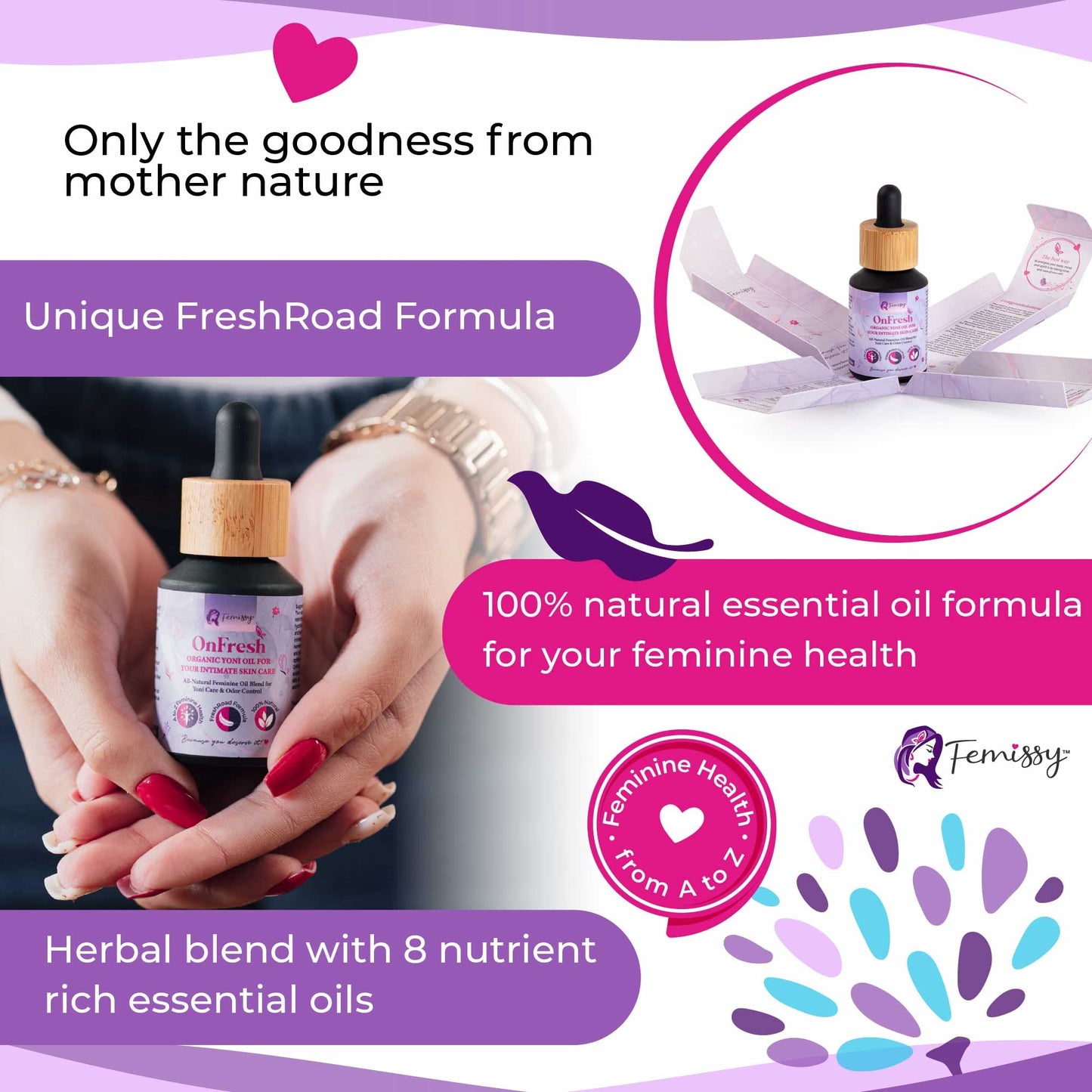 Natural Yoni Vulva Oil for Women PH Balance & Dryness (1 fl oz) Sensitive Skin Herbal Moisturizer + Vulva Balm (2 oz); Vulva Cream; Vulva Moisturizer Women, Feminine Relief Balm for external use only